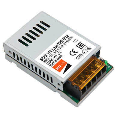 Блок питания для светодиодной ленты JazzWay BSPS 12V 1.3A 15w IP20