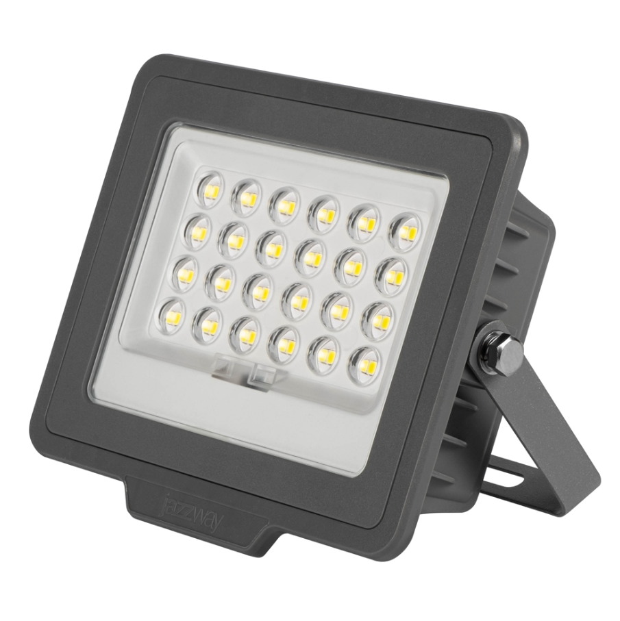 Прожектор светодиодный Jazzway LED ДО-50Вт 6500К 480 Лм IP65 с солнечной панелью