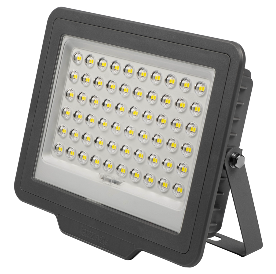 Прожектор светодиодный Jazzway LED ДО-150Вт 6500К 1500 Лм IP65 с солнечной панелью