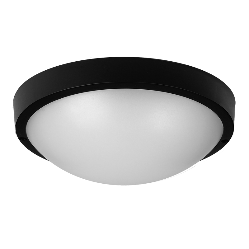 Светильник светодиодный JazzWay "Банник" PBH-PC8-RA 18Вт 4000К BLACK IP65 ЖКХ пылевлагозащ. черн. 5048478