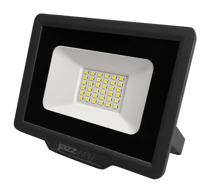 Прожектор светодиодный Jazzway PFL-C3 30Вт 6500К IP65 закаленное прозрачное стекло купить с доставкой по РФ