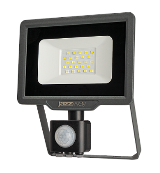 Прожектор светодиодный Jazzway PFL-C3 SENSOR 20Вт 6500К IP65 закаленное прозрачное стекло