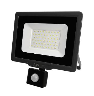 Прожектор светодиодный Jazzway PFL-C3 SENSOR 50Вт 6500К IP65 закаленное прозрачное стекло купить с доставкой по РФ