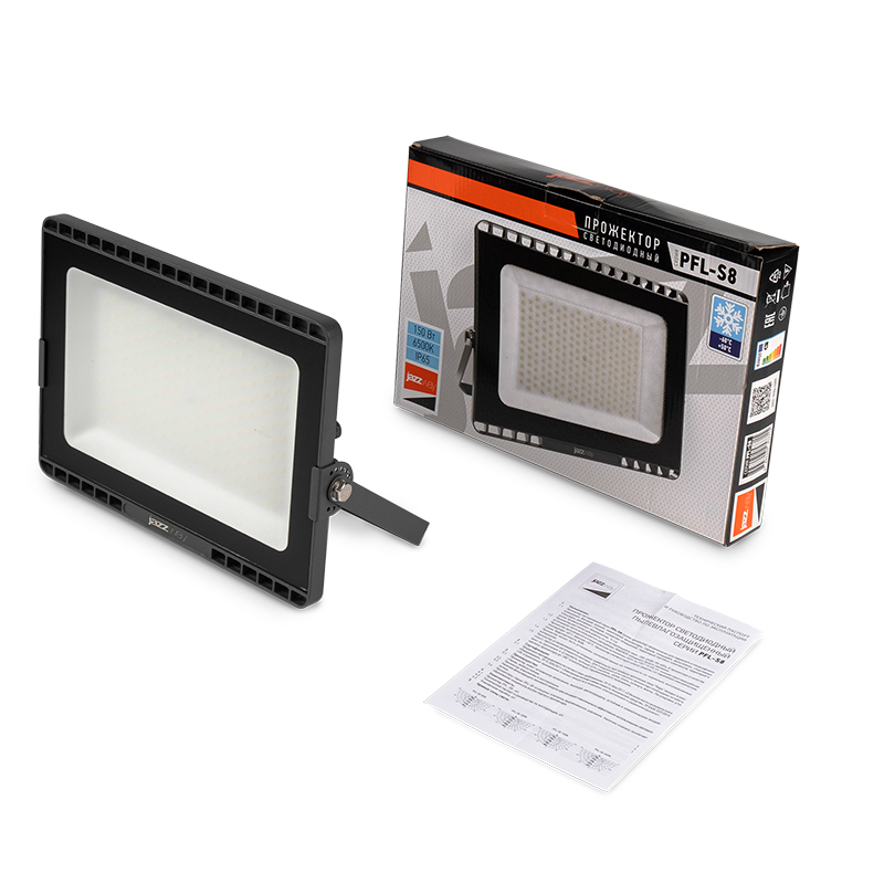 Прожектор светодиодный PFL-S8 150Вт 6500К LOWTEMP 120град. до -60град. IP65 УХЛ1 ДО/СДО Pro JazzWay 5057715 купить с ближайшего склада