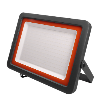 Прожектор светодиодный Jazzway PFL-S2 300Вт 6500К IP65 220–240В с клапаном закаленное матовое стекло сер.