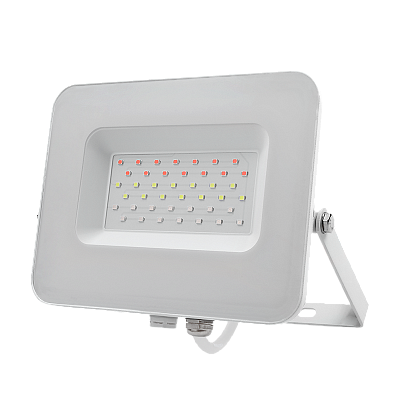 Прожектор светодиодный пылевлагозащищенный JazzWay PFL RGB 30w WH
