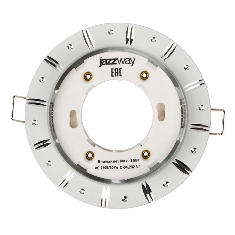 Светильник JazzWay 15 вт gx53 110 мм al31-white pgx53d 5020191 купить с доставкой по РФ