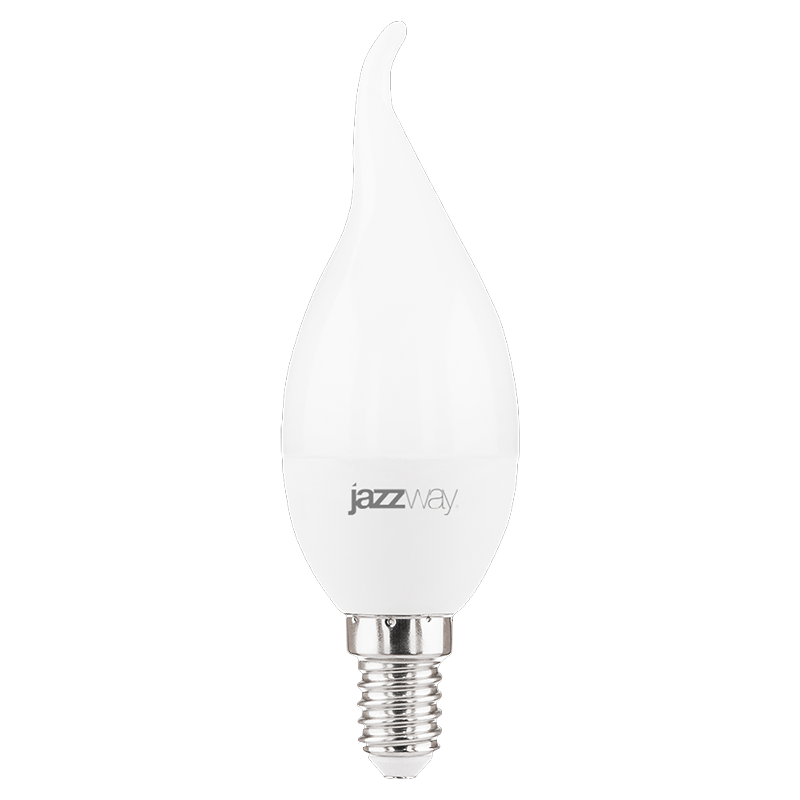 Лампа светодиодная JAZZWAY PLED POWER свеча на ветру 7W E14 3000K