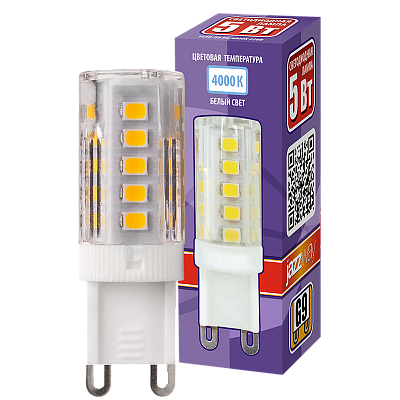 Лампа светодиодная JAZZWAY PLED POWER капсульная 5W 4000К G9 заказать со складов по всей России