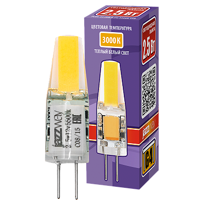 Лампа светодиодная JAZZWAY PLED 2.5w 3000K G4 заказать со складов по всей России