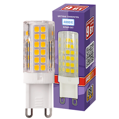 Лампа светодиодная JAZZWAY PLED POWER 9W G9 4000K заказать со складов по всей России