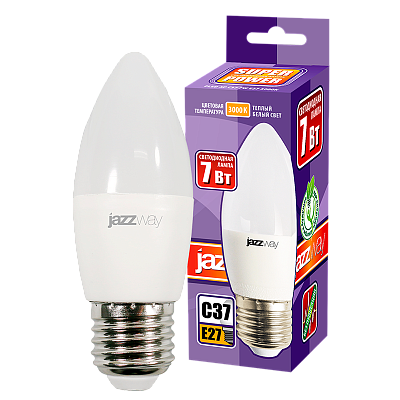 Лампа светодиодная JAZZWAY PLED POWER свеча 9W E27 5000K заказать со складов по всей России