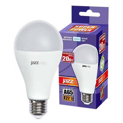 Лампа светодиодная JAZZWAY PLED POWER 20W E27 4000K