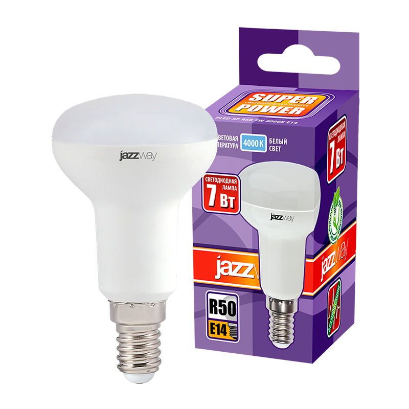 Лампа светодиодная JAZZWAY PLED POWER 7W E14 4000K заказать со складов по всей России