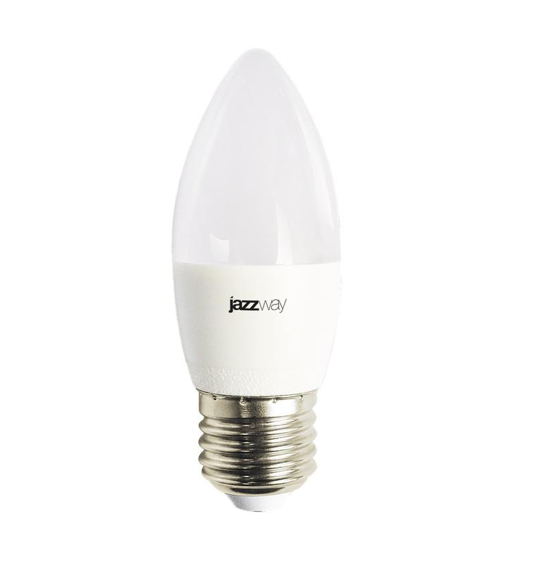 Лампа светодиодная JAZZWAY PLED-LX свеча 8W E27 4000K купить с доставкой по РФ
