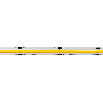 Лента светодиодная JAZZWAY 12Вт/м 24В 6000К 1100lm/м COB 384led/м 5м