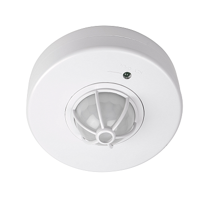 Датчик движения инфракрасный JazzWay PMS-IR 024 1200w 360° 2-6м WH IP20