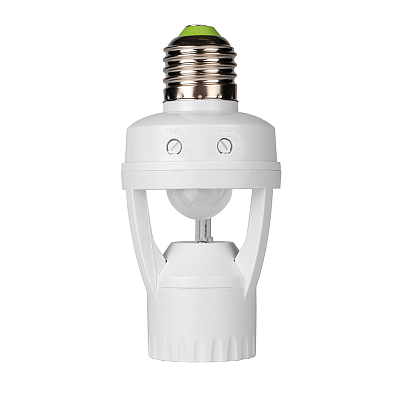 Датчик движения инфракрасный JazzWay PMS-IR 045 60w Е27 360° 6м WH IP20