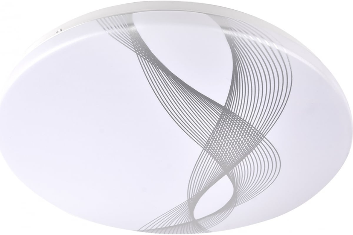 Светильник светодиодный декоративный Jazzway PPB Wave 32Вт 4000К IP20 d320х60 настенно-потолочный 5024663