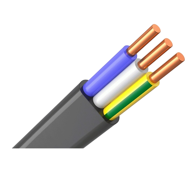 Кабель ВВГнг(А)-FRLS П 3х2,5ок (N,PE) -0,66