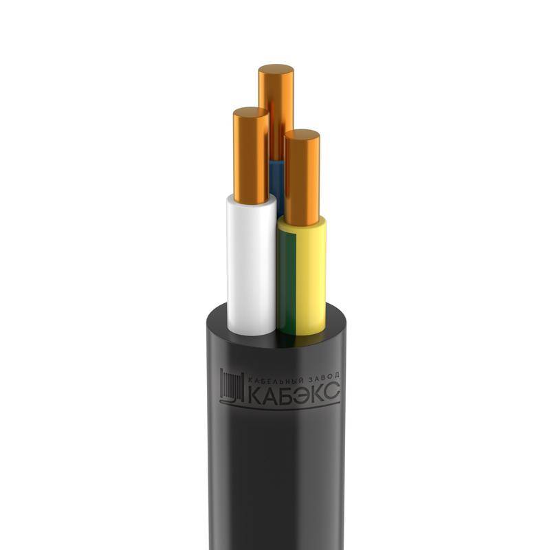Кабель ППГнг(А)-HF 3х6 ОК (N PE) 0.66кВ м