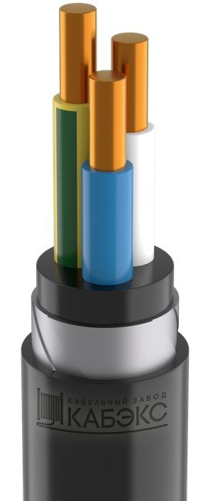 Кабель медный бронированный ВБШвнг(A)-LS 3х1,5ок(N,PE) -0,66