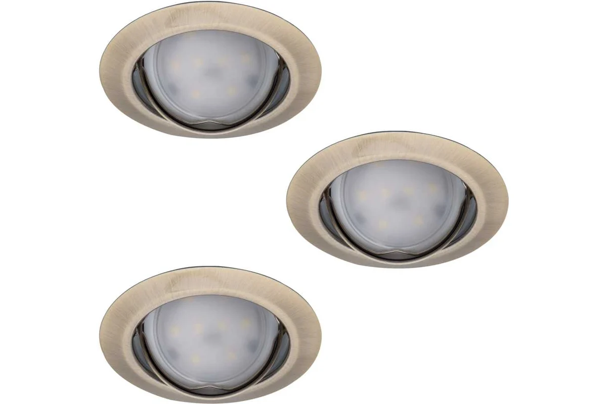Точечный светильник (в комплекте 3 шт.) Kanlux TRIBIS II O AB 23846