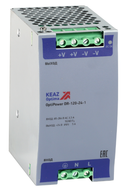 Блок питания КЭАЗ OptiPower DR-120-24-1