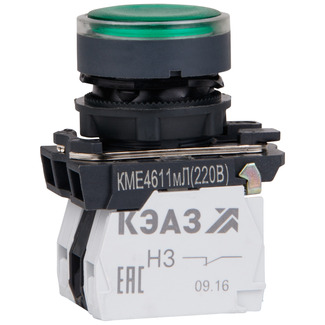 Кнопка КЭАЗ КМЕ 4611мЛ 24В