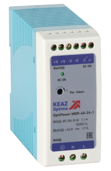 Блок питания КЭАЗ OptiPower MDR-40-24-1