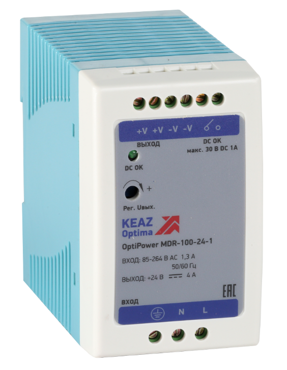 Блок питания КЭАЗ OptiPower MDR-100-24-1