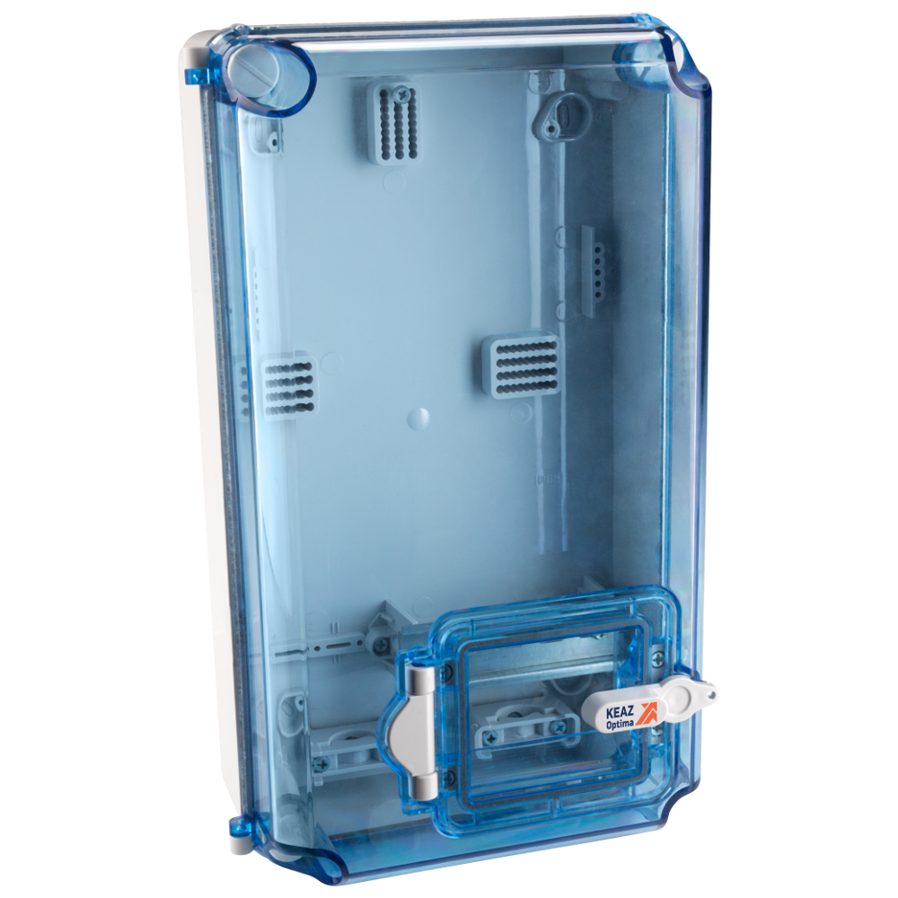 Корпус пластиковый для установки счетчика навесной КЭАЗ OptiBox  P-KNS-4-04-IP66  245397 купить с доставкой по РФ