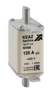 Вставка плавкая КЭАЗ OptiFuse NH00 10А габарит 00 400AC УХЛ3