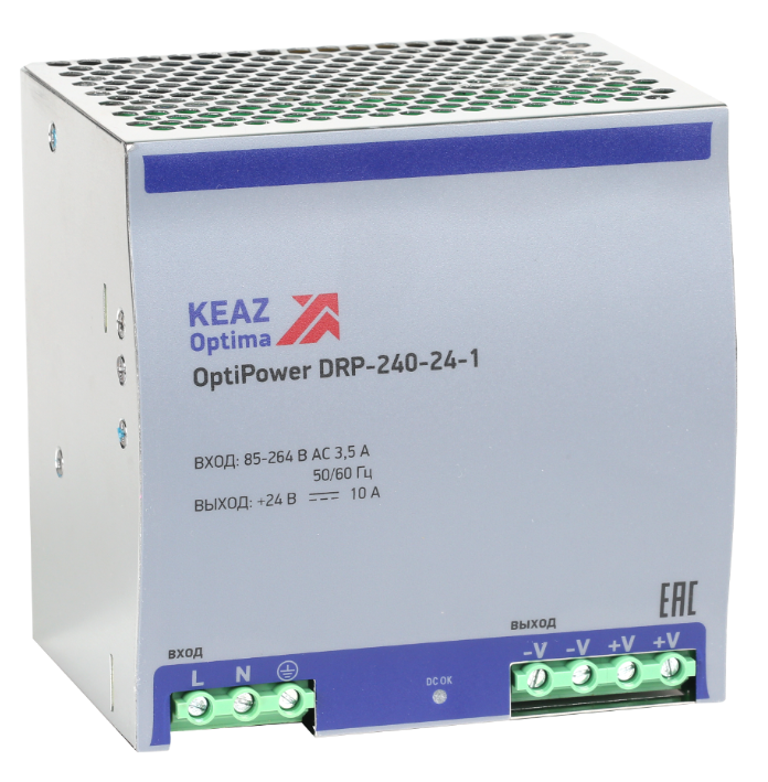 Блок питания КЭАЗ OptiPower DRP-240-24-1