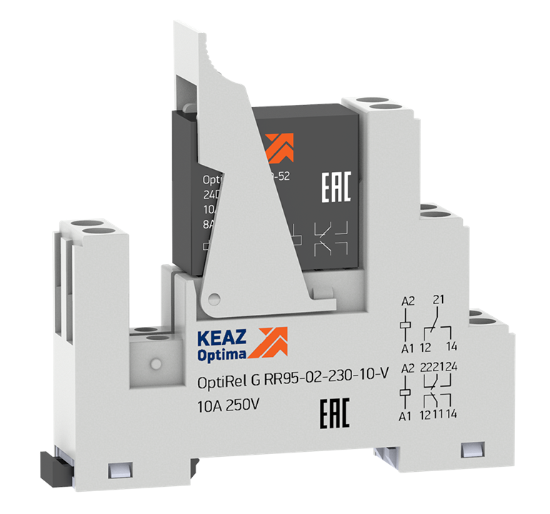 Релейный модуль КЭАЗ OptiRel G RM48-61-24D-16-V-CO-S