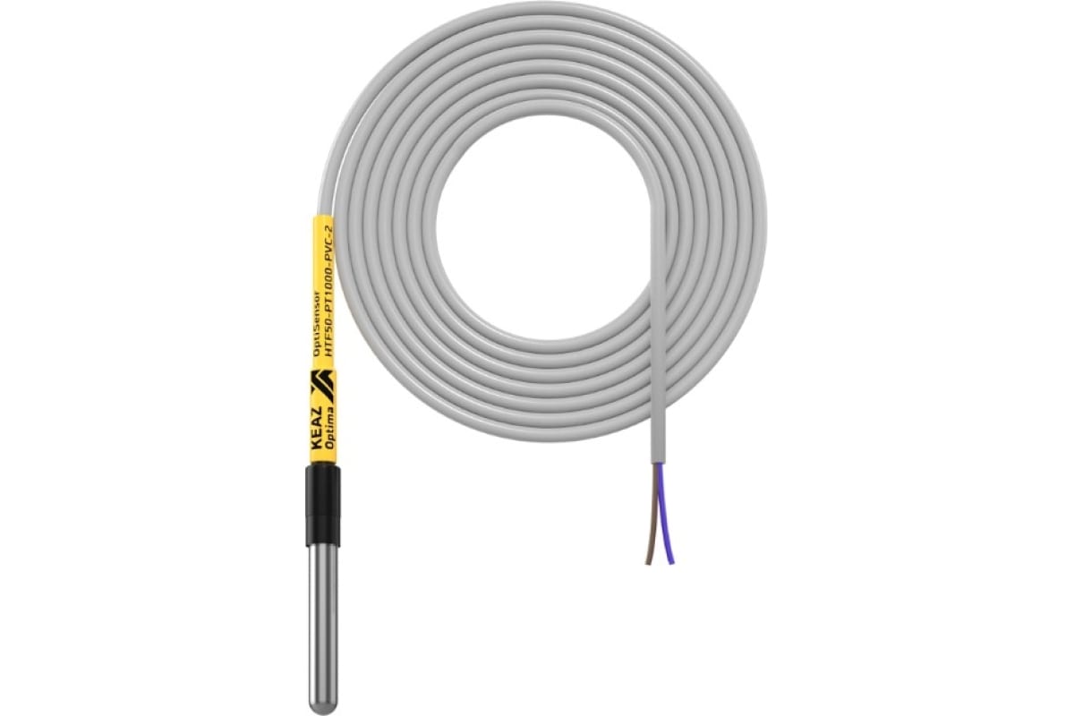 Датчик температуры канальный КЭАЗ OptiSensor HTF50-PT1000-PVC-2 284695