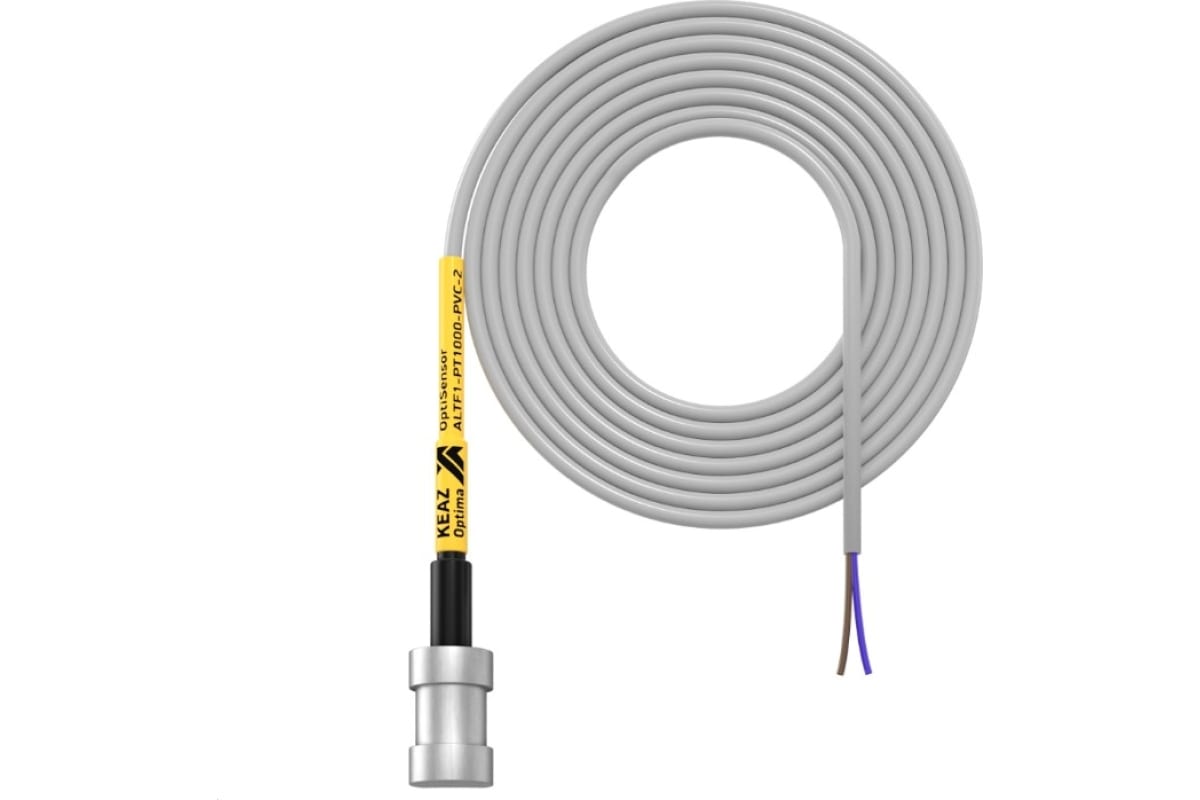 Датчик температуры накладной КЭАЗ OptiSensor ALTF1-PT1000-PVC-2 285966