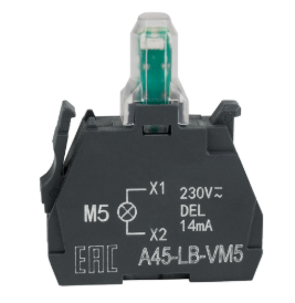 Световой блок КЭАЗ OptiSignal D22 A45-LB-VM5 желтый 230-240VAC ZBVM5