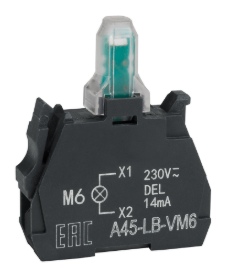Световой блок КЭАЗ OptiSignal D22 A45-LB-VM6 синий 230-240VAC ZBVM6