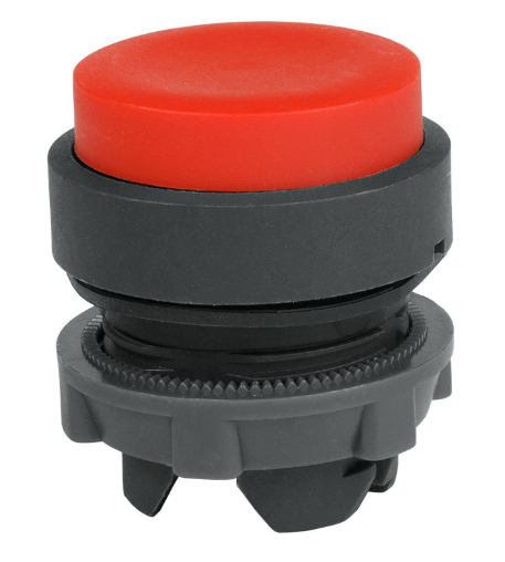 Головка кнопки КЭАЗ OptiSignal D22 A5-PJ-4 с выступ толк красная пластик ZB5AL4