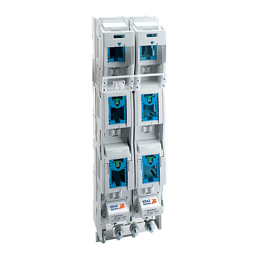 Предохранитель-выключатель-разъединитель планочный КЭАЗ OptiVert 2x2-6-M-T