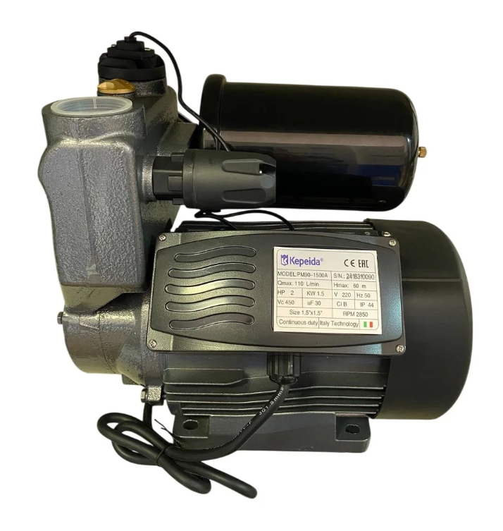 Вихревой насос для повышения давления Kepeida PM90-1500A (Vortex pump)