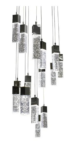 Подвесная светодиодная люстра Kink Light Аква 08510-15A,02(4000K)