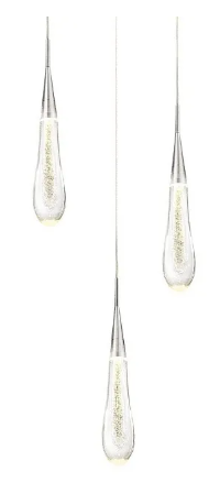 Подвесной светодиодный светильник Kink Light Гутта 07861-3AS,02