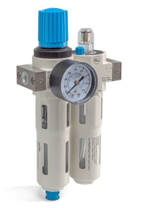 Фильтр-регулятор с маслораспылителем Kipvalve FRC-1/4-MINI-A