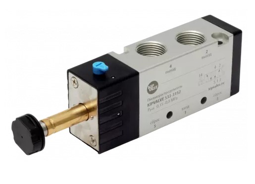 Пневмораспределитель Kipvalve 5/2 G3/8 серия 5