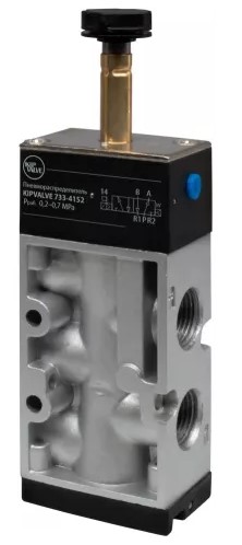 Пневмораспределитель Kipvalve 5/2 Namur с пружинным возвратом одностороннего управления G1/4 серия 5