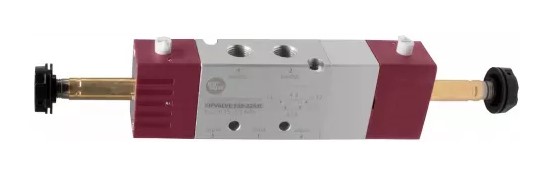 Пневмораспределитель Kipvalve 5/2 бистабильный двухстороннего управления G 1/8 серия 5