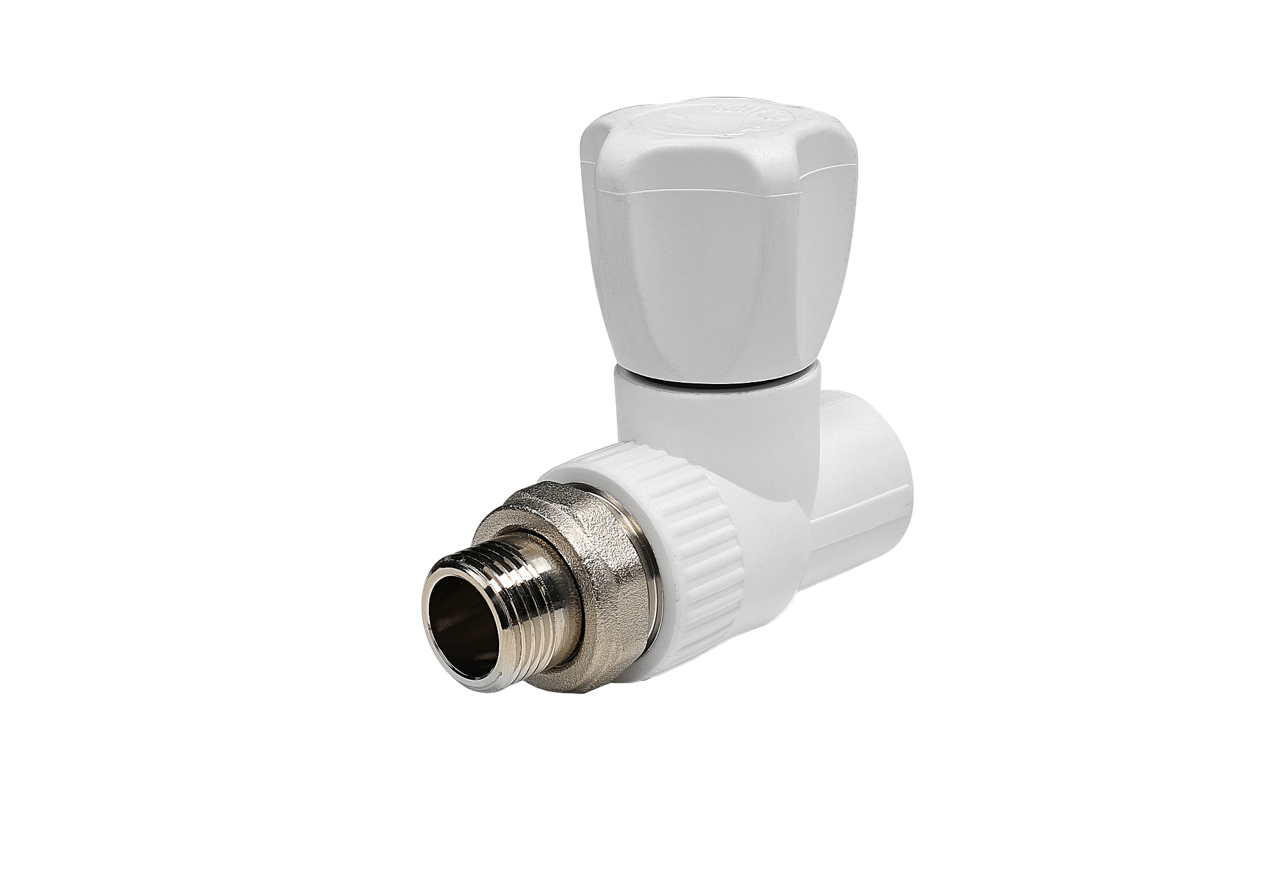 Вентиль для радиатора прямой КОНТУР PP-R D20-1/2 н/р