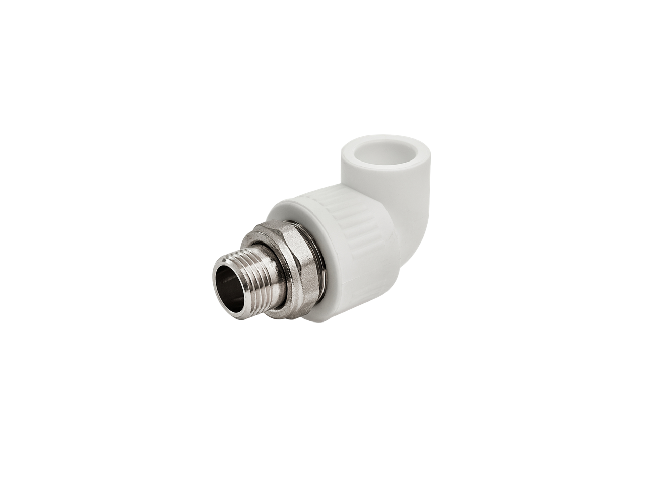 Угольник комбинированный с американкой КОНТУР PP-R D20-1/2" н/р